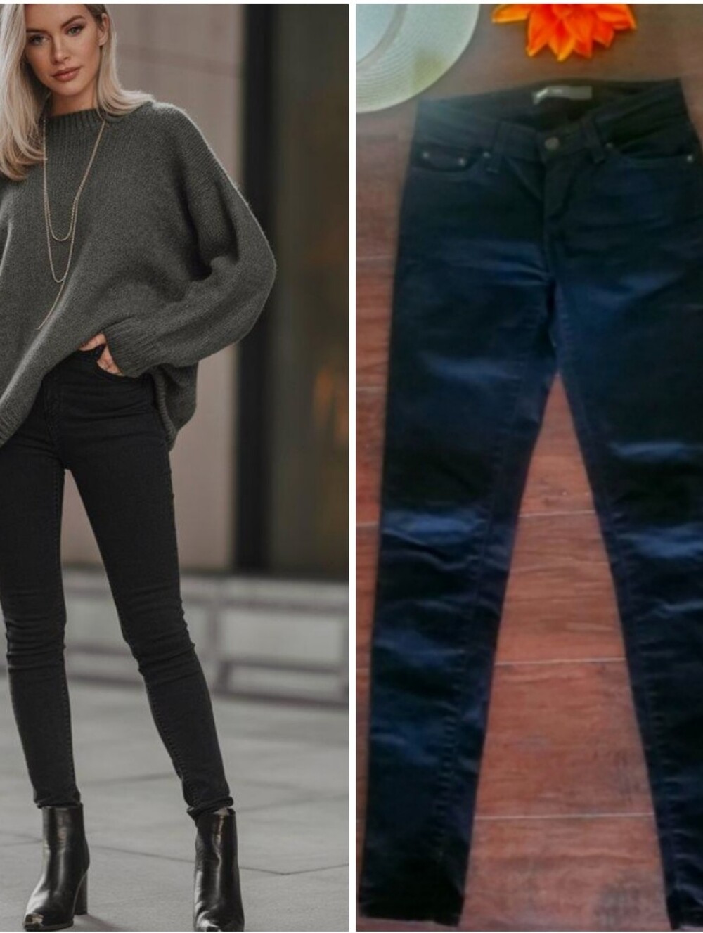Levis Balck Legging Jeans